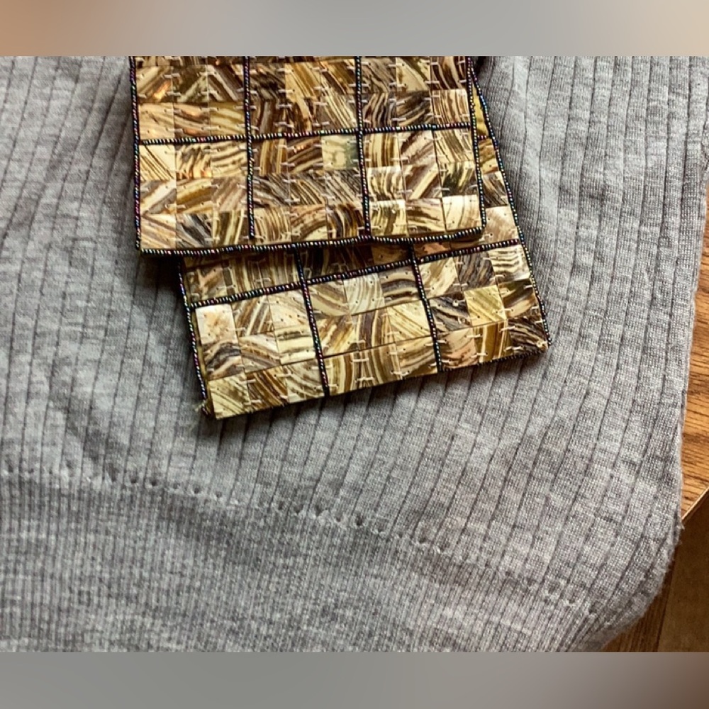 Mod by Design 🐚 Mother of Pearl/Horn, Cross Body Bag  VNVC
